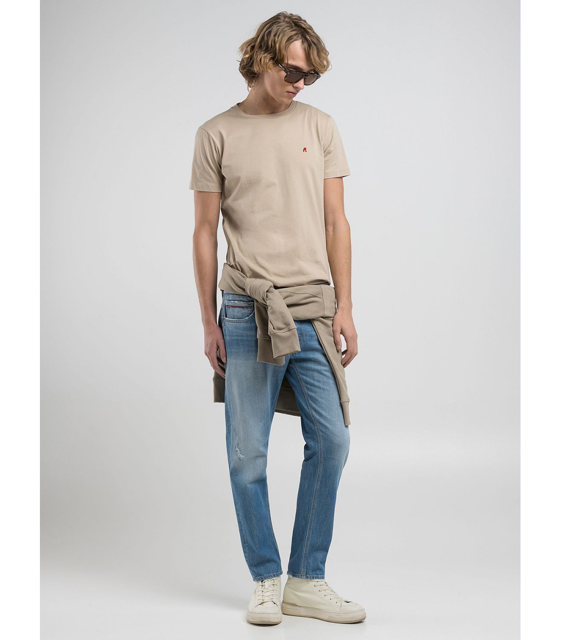 レギュラースリム WILLBI RED LOGOデニム 詳細画像 ライトブルー 3